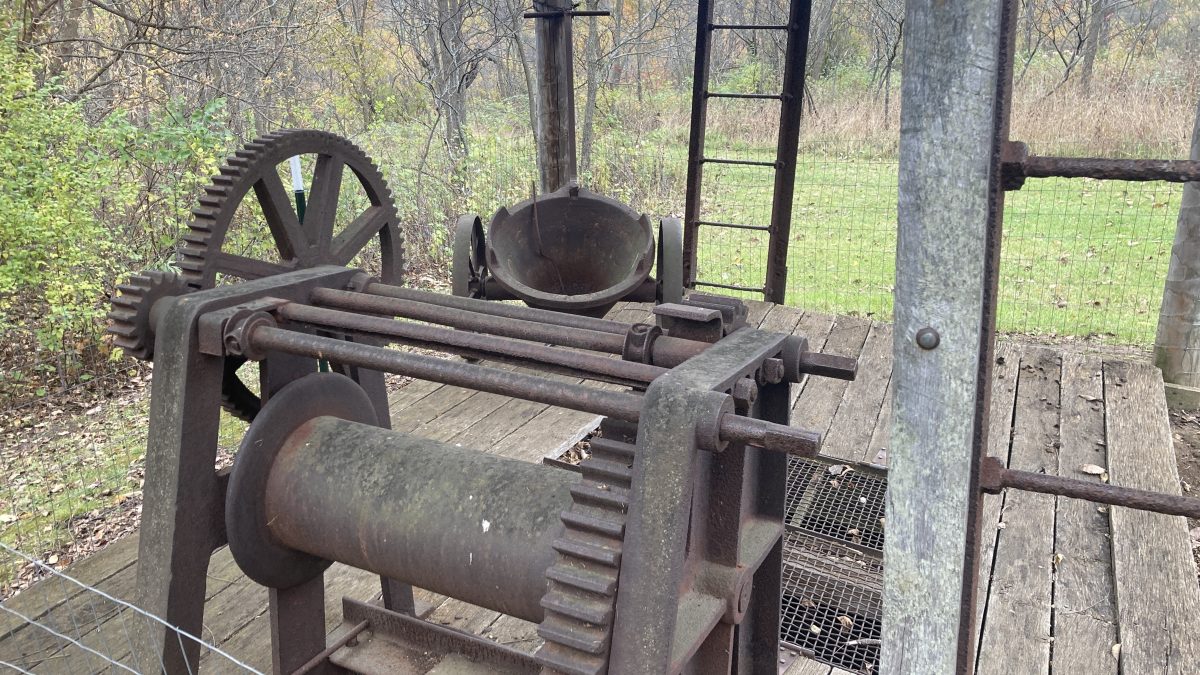 Old equipment used for mining