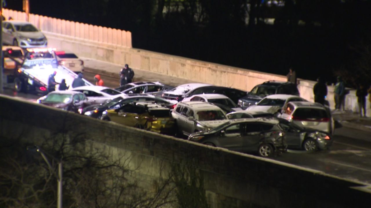 Icy I-83 Overpass Crash in Baltimore Involves Up to 20 Vehicles During Flash Freeze