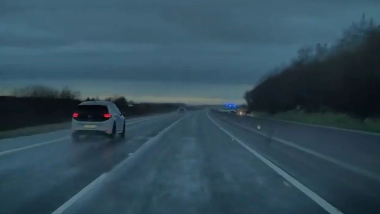 Dashcam Footage Shows Car Slamming Into Snowplow in Watertown as NY Officials Issue Urgent Winter Driving Warning