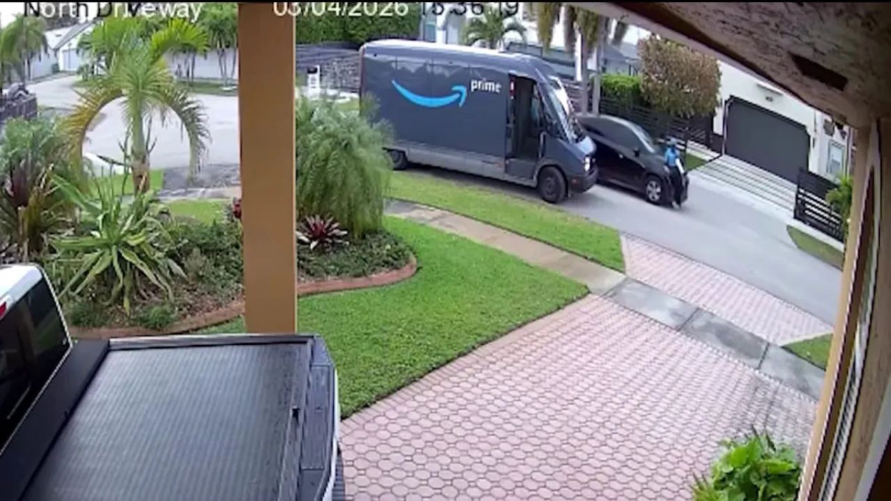 Amazon Driver Hit by Car During Delivery in West Miami-Dade, Police Search for Hit-and-Run Driver