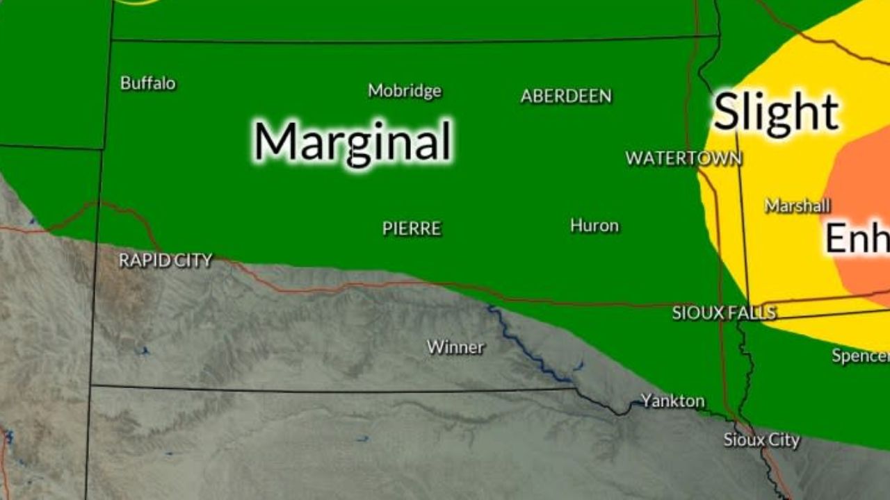 First Severe Weather Threat Hits KELOLAND Hail, High Winds, and Snow Possible in Wild Week Ahead