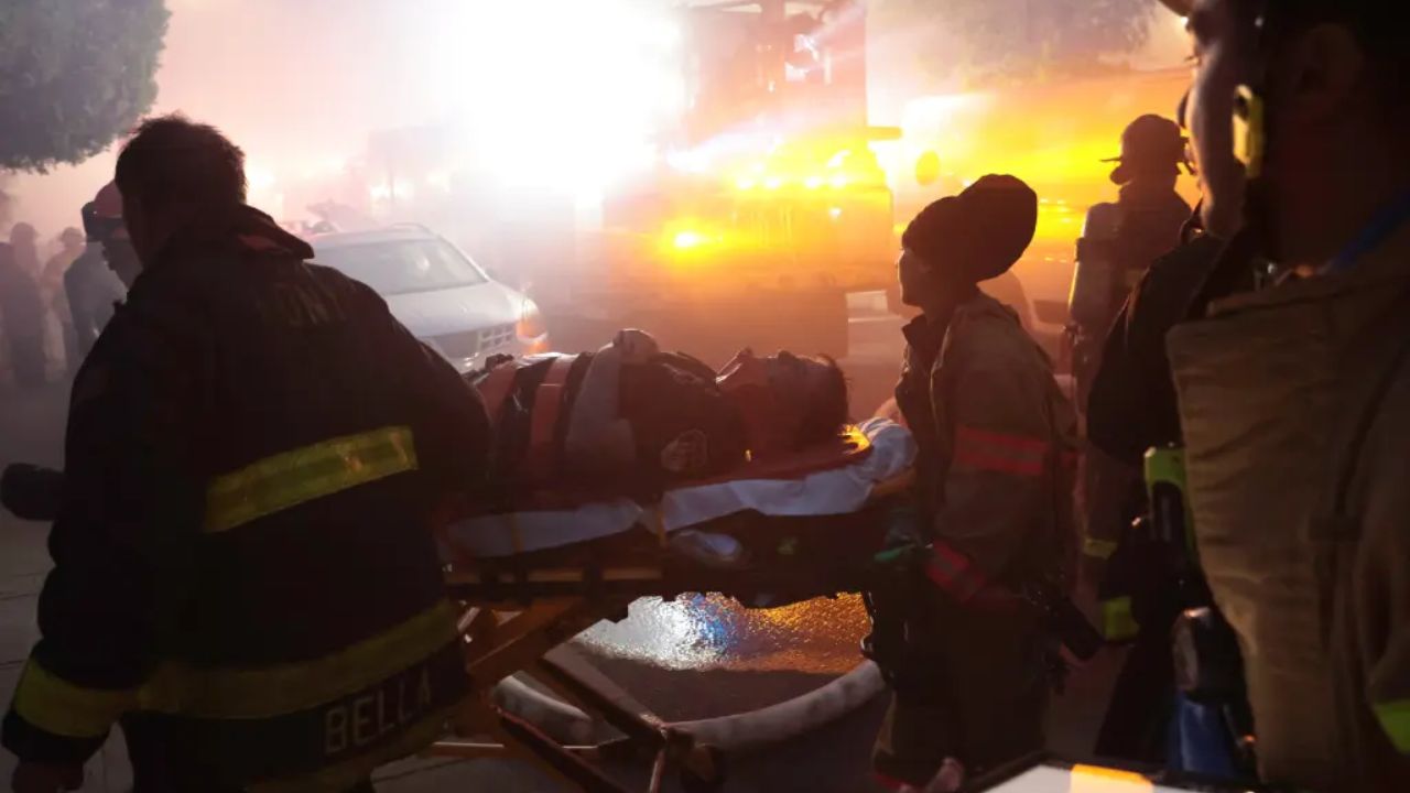 Five-Alarm Inferno Rips Through Astoria 6 Firefighters Injured as Flames Gut Apartment and Church