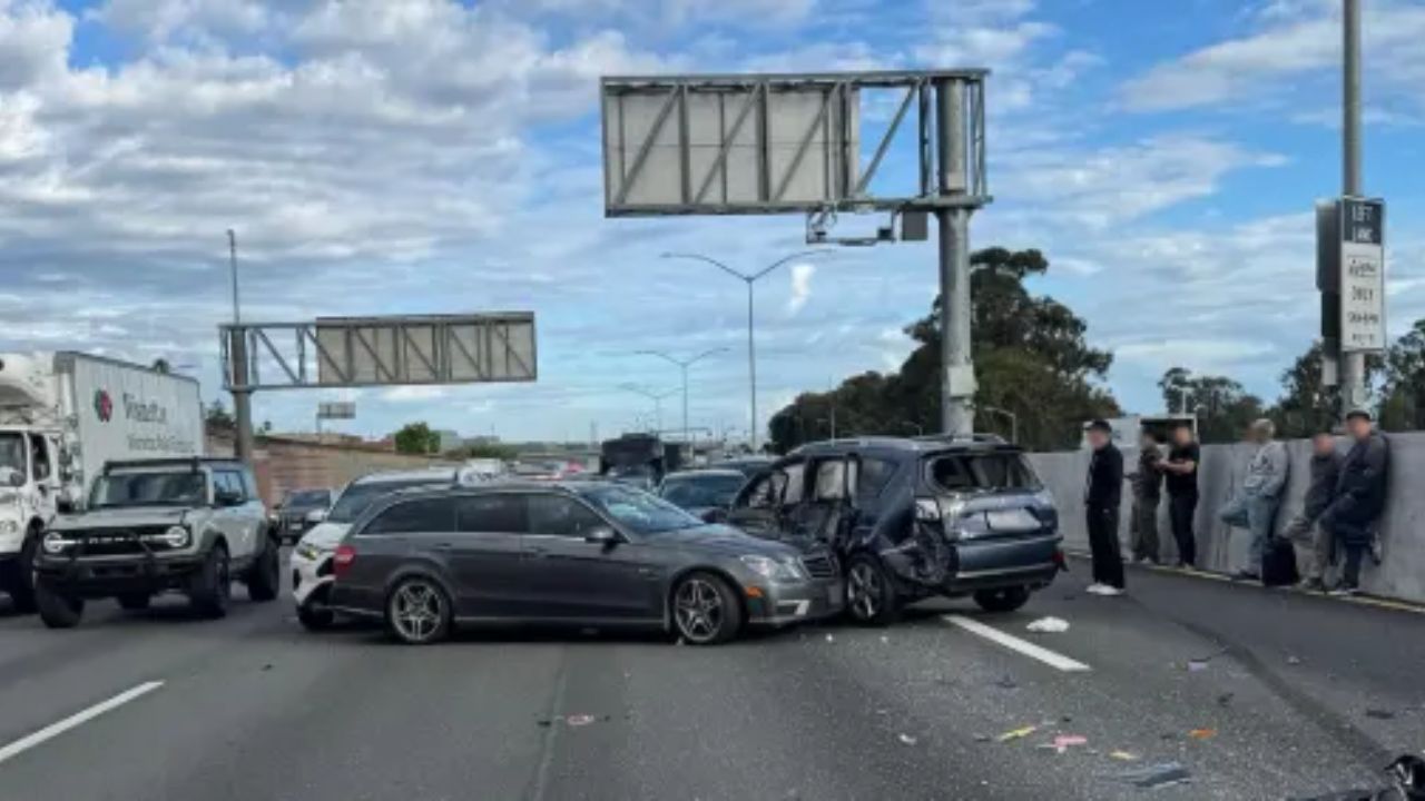 Morning Commute Chaos 7-Vehicle Pileup Snarls Highway 101 in San Mateo; CHP Issues Driver Warning