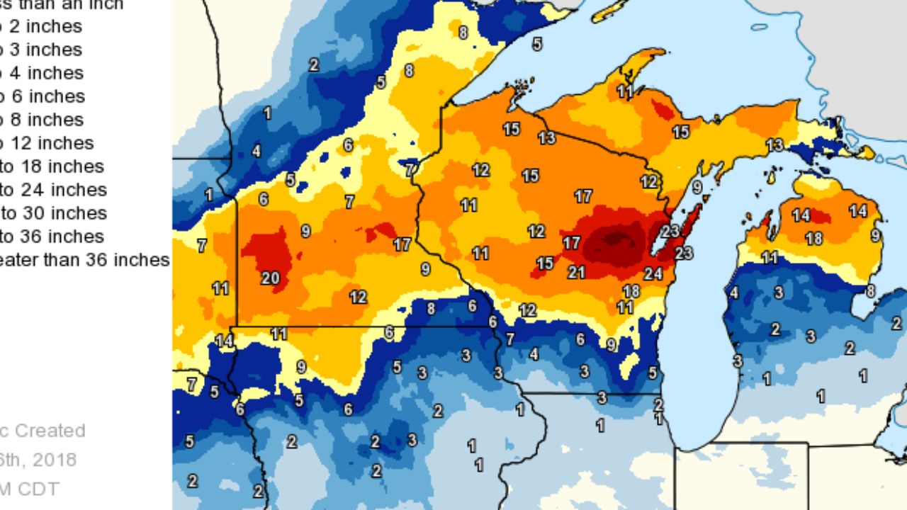 Wisconsin Weather Update April 13-14