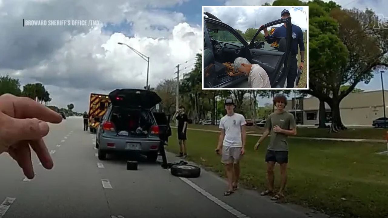 Florida Driver Alone on Highway Began Praying for Help; Then 3 Teenagers Walked Up and Saved His Life