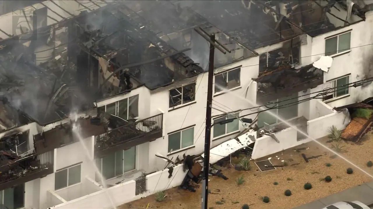 Massive Apartment Fire Near UC Riverside Displaces 150 Residents