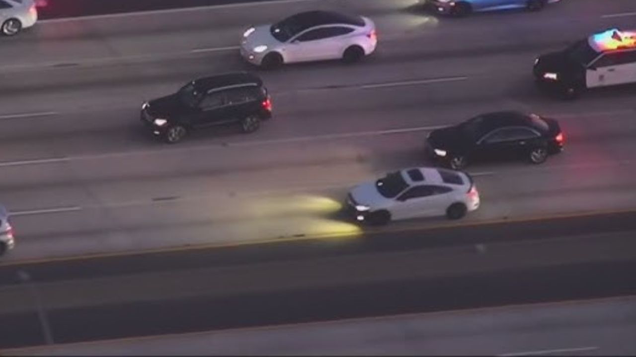 Two Arrested After 120 MPH Police Chase Through San Fernando Valley