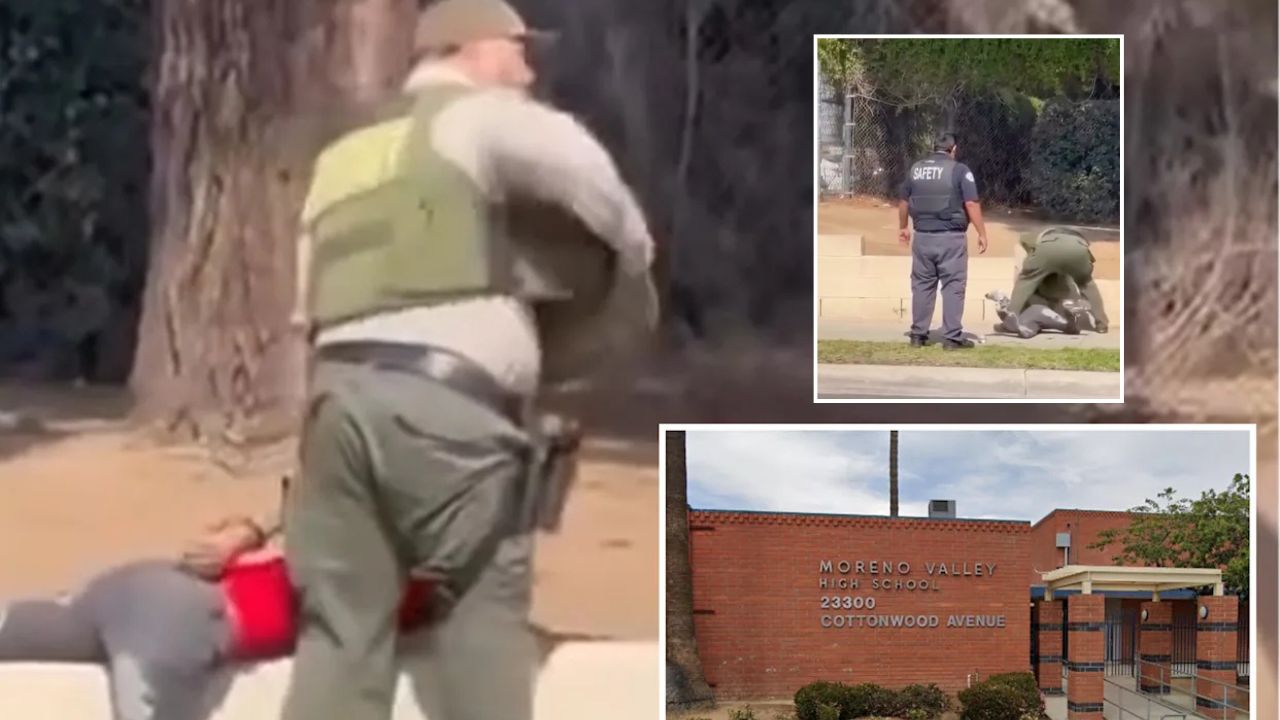 Viral Video Shows Riverside School Deputy Using Force on Student, Now He’s Been Removed From Campus Duty