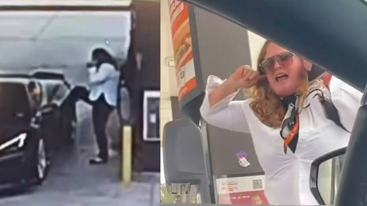 Viral Video Woman Kicks Corvette Z06 In Heated Texas Gas Station Dispute