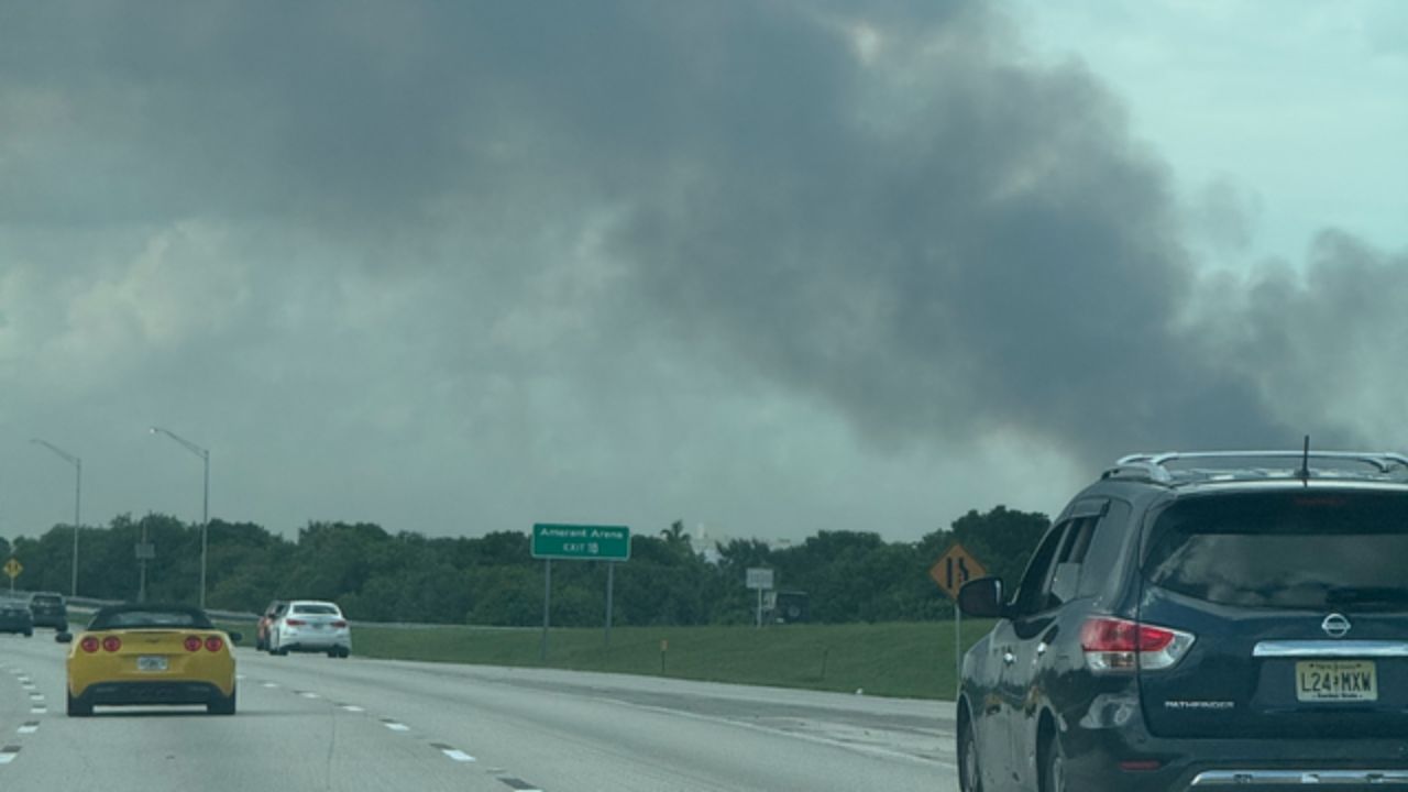 Atlantic Fire Burns 180 Acres In Broward County Everglades