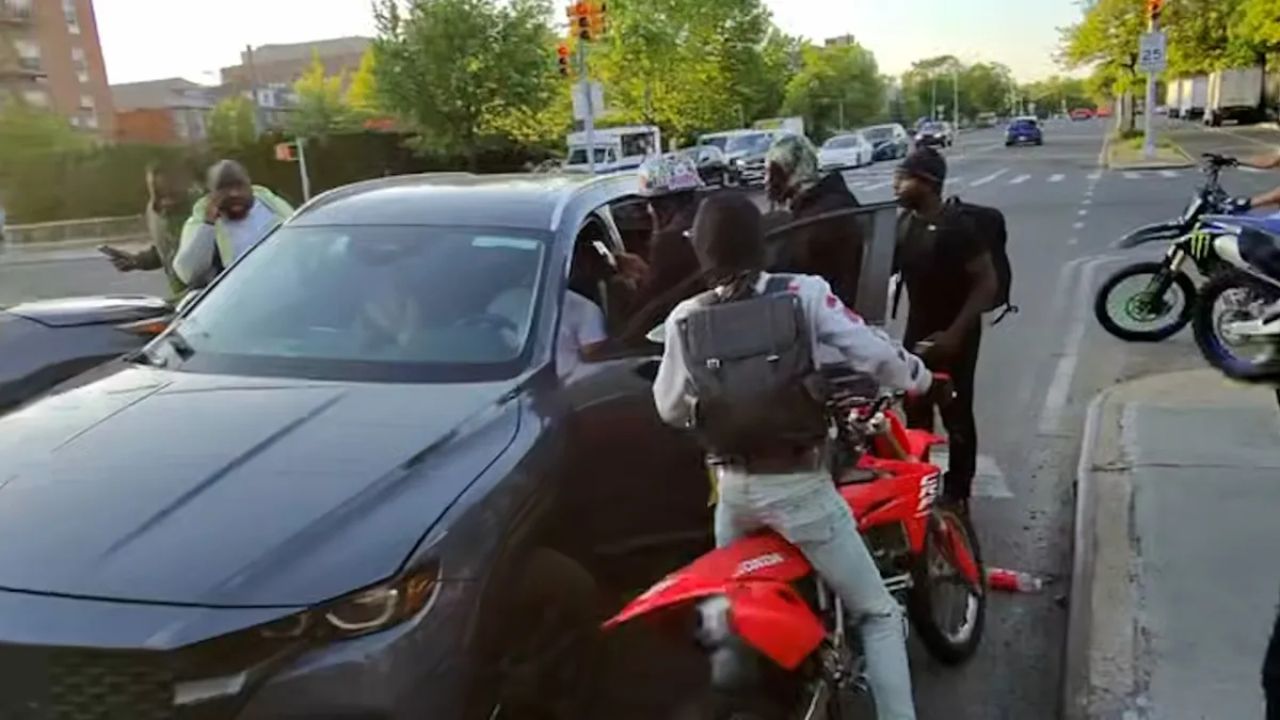 Brooklyn Motorcycle Riders Rescue Toddler From Drifting Vehicle