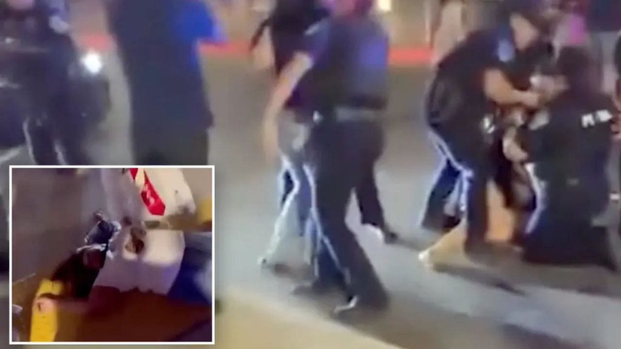 Graduation Celebration Turns Chaotic as Massive Brawl Involving Students, Parents and Police Leads to Arrests