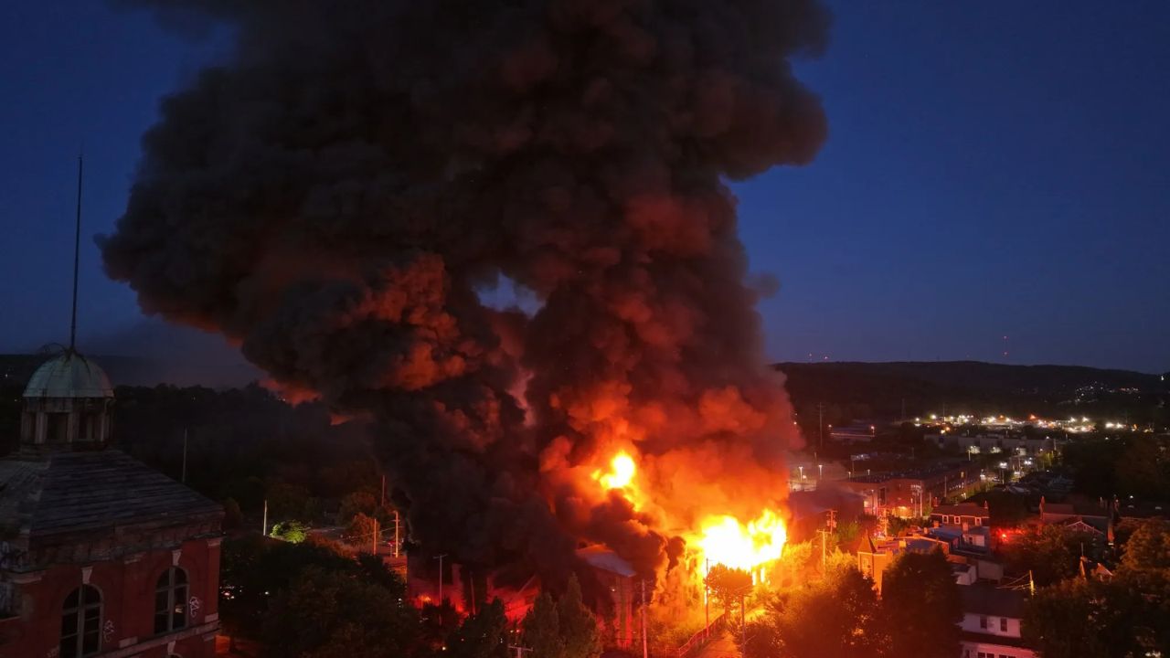 Massive Allentown Fire Forces Evacuations and Power Outages