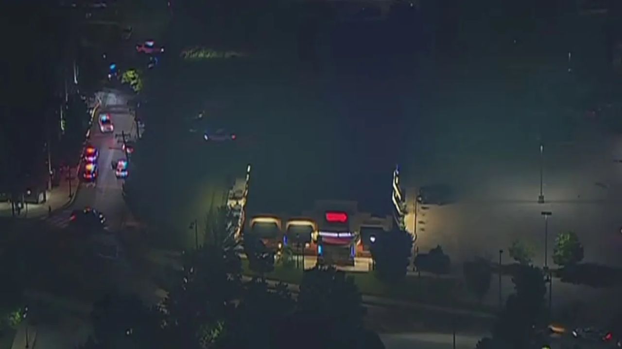 Massive Police Presence Blocks Roads Near Widener University