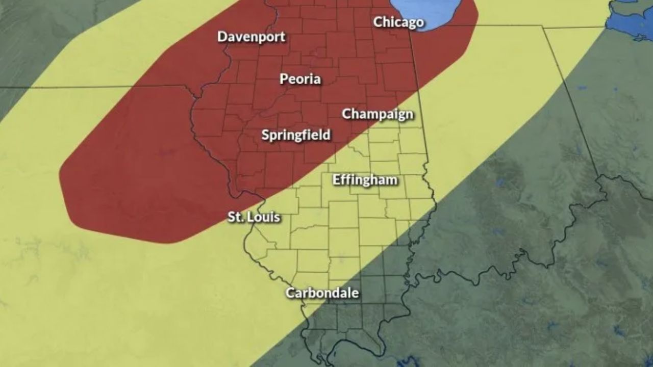 Severe Storms And 100-Degree Heat Threaten Chicago Area