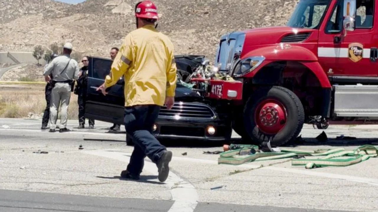 Tragic Highway Collision Father and 10-Year-Old Son Killed After Crash Involving CAL FIRE Engine