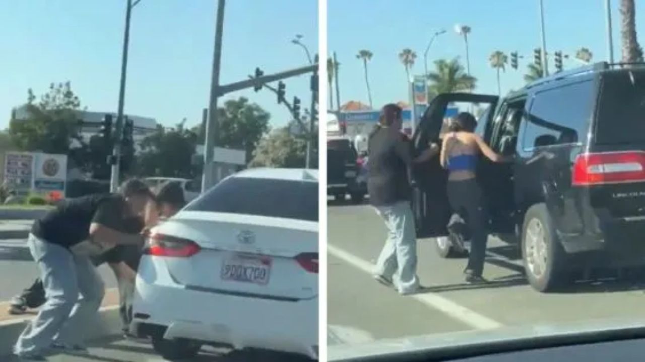 Viral Video Shows Women Slashing Car Tires In Anaheim