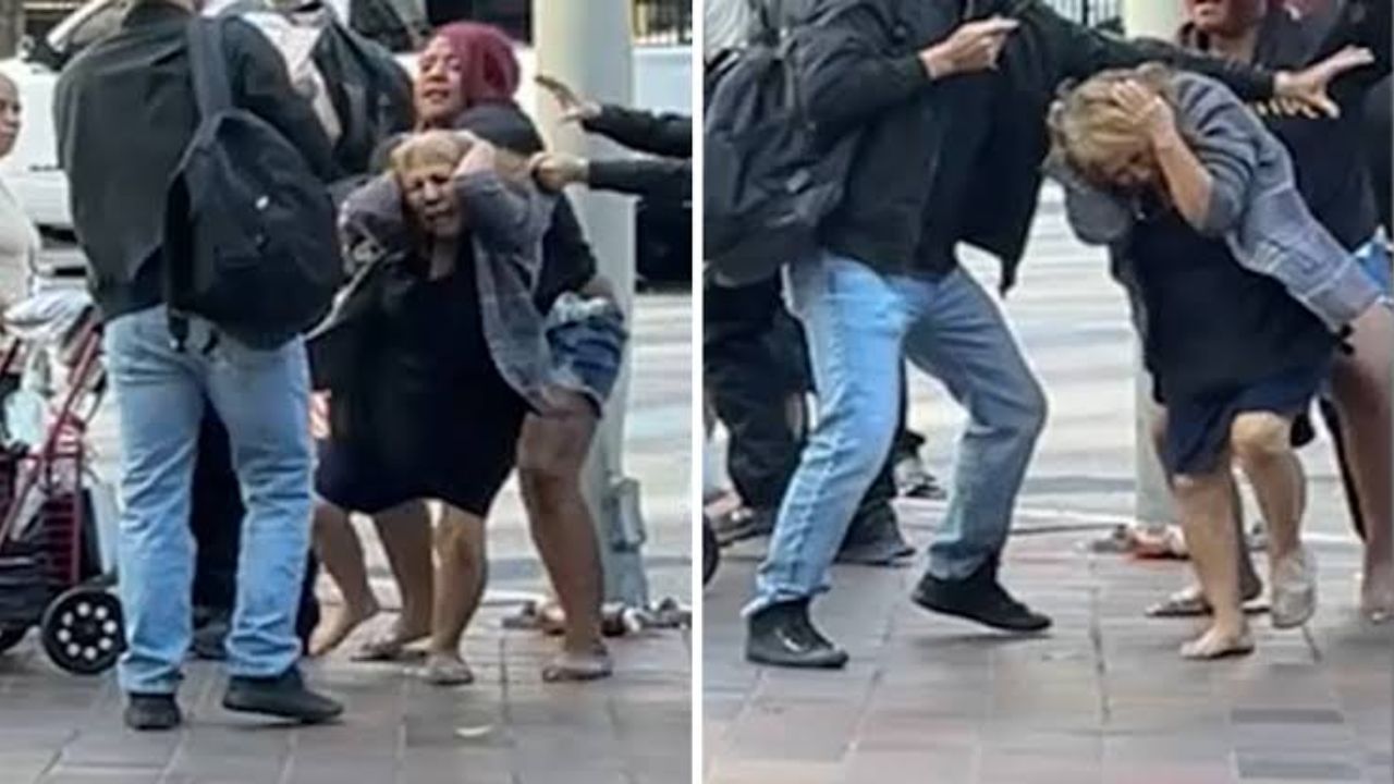 Woman Arrested After Video Shows Attack On LA Street Vendor