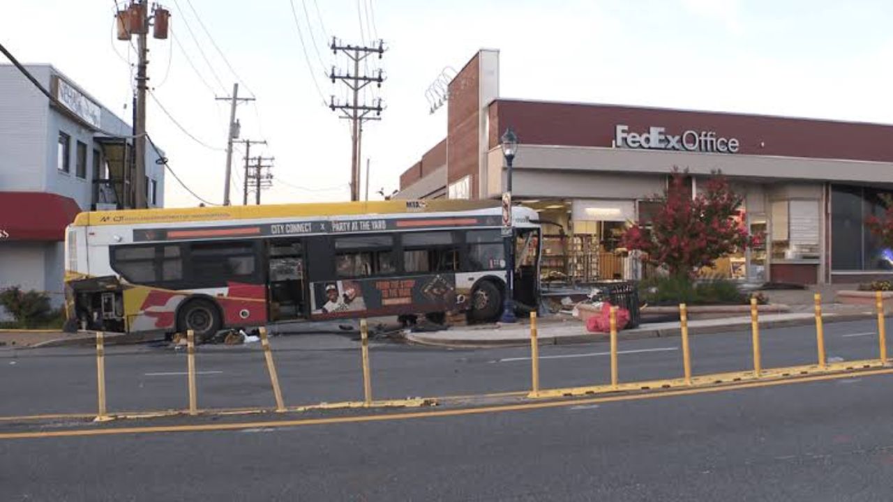 Mass Casualty Declared After Bus Crashes Into Pikesville FedEx Building